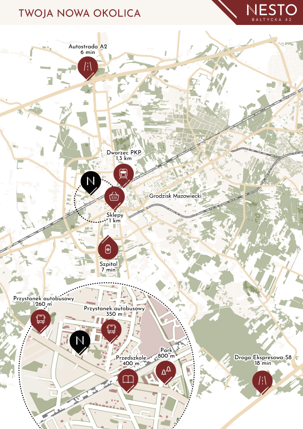 Identity and brand language — Location map and key points