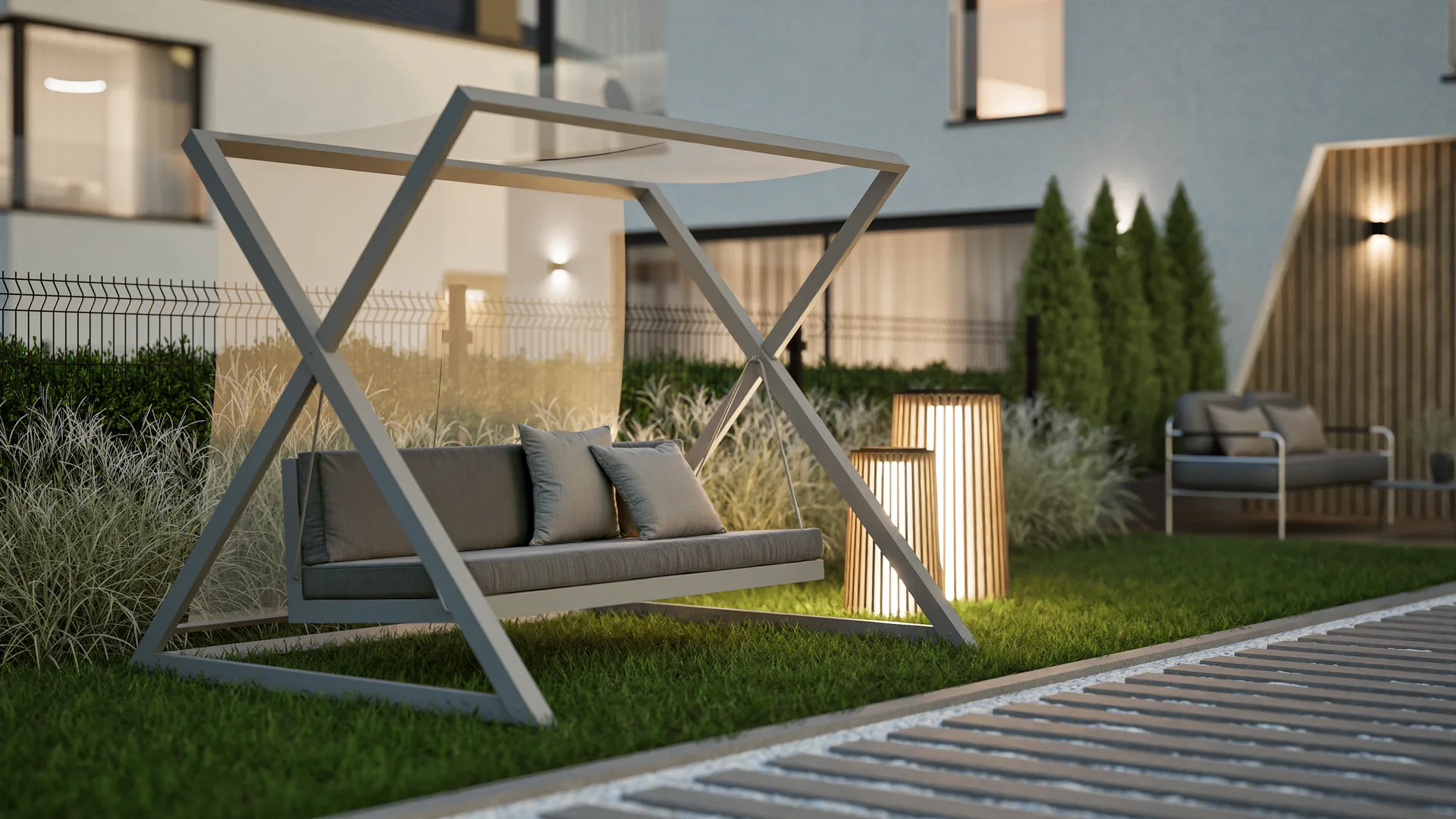 Architecture and setting — Wizualizacja detal