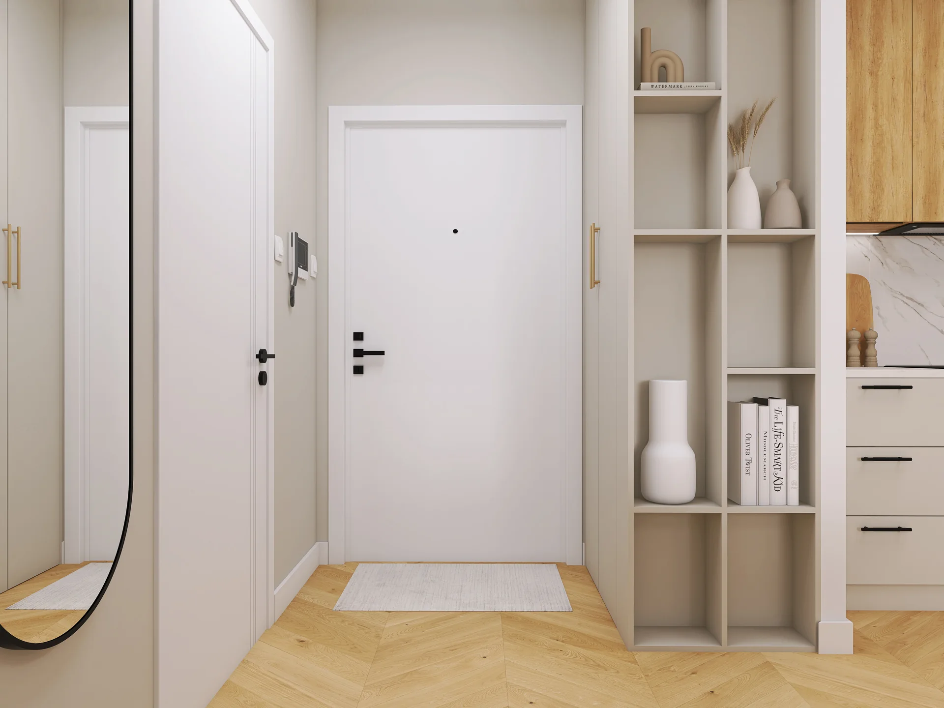 Entrance hall and circulation — 4 przedpokoj