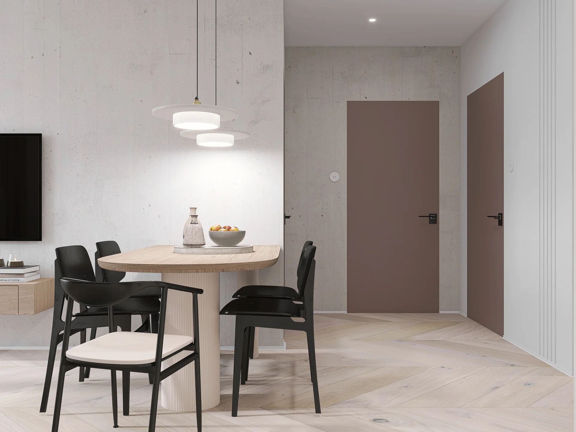 1 salon z kuchnia — 7