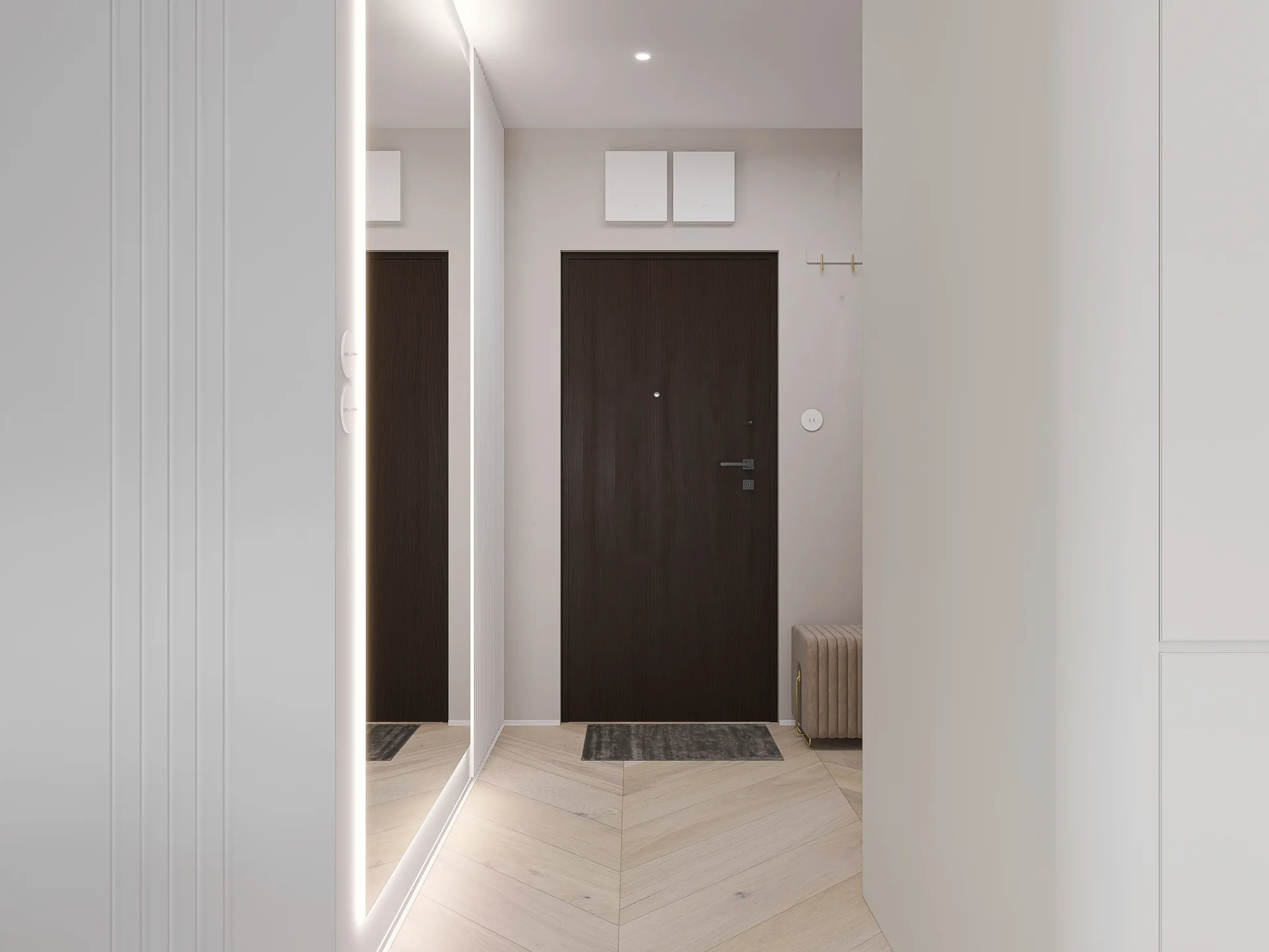 Entrance hall and circulation — 2 przedpokoj — 1