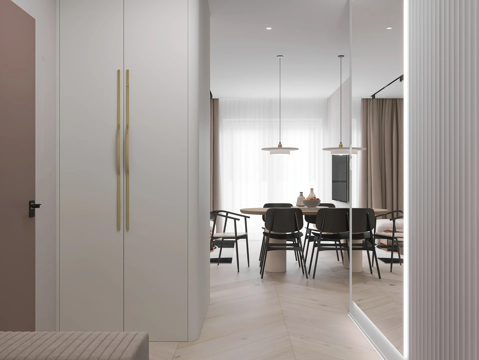 Entrance hall and circulation — 2 przedpokoj — 2