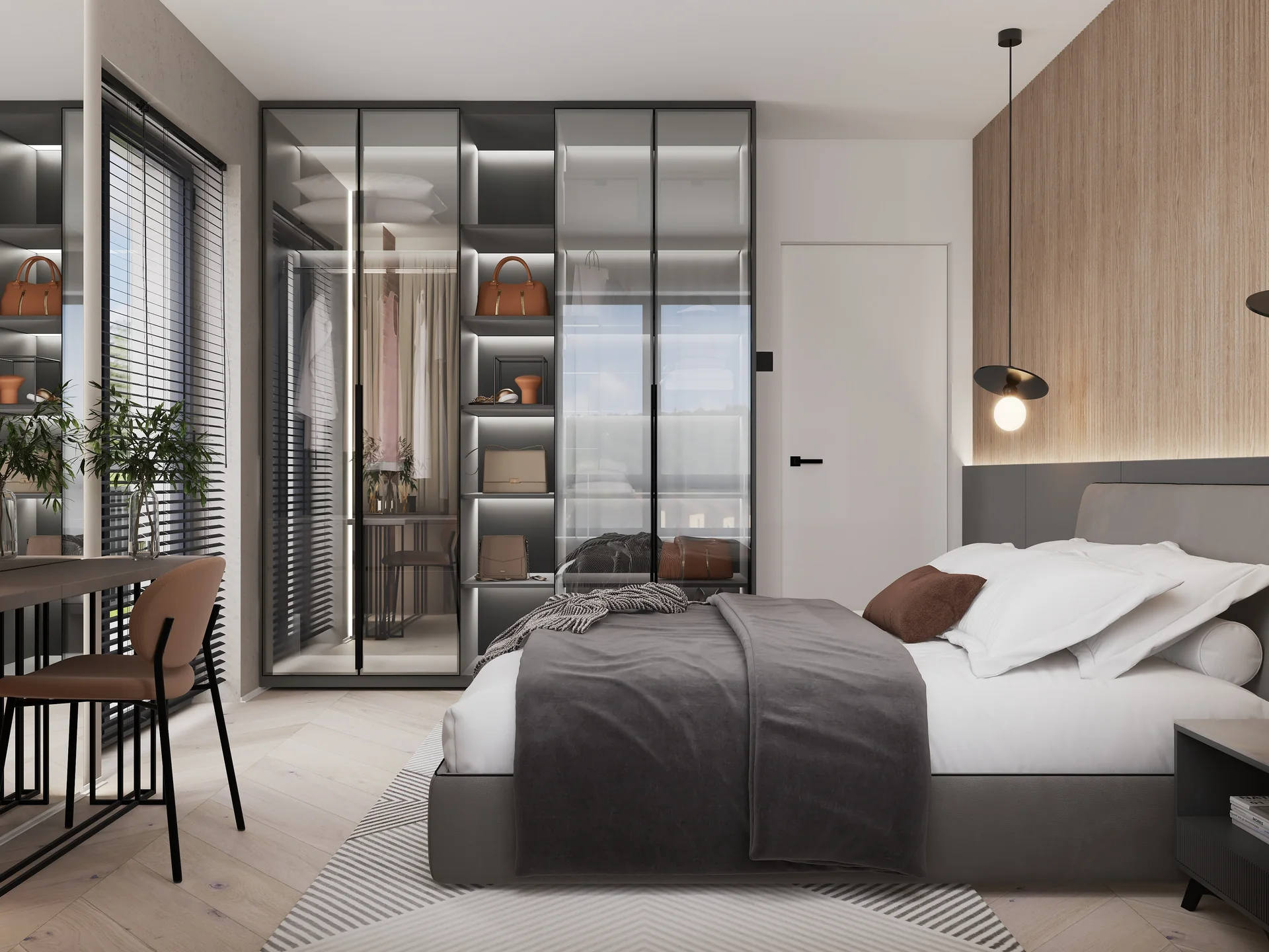 Private rooms and circulation — 2 sypialnia — 4