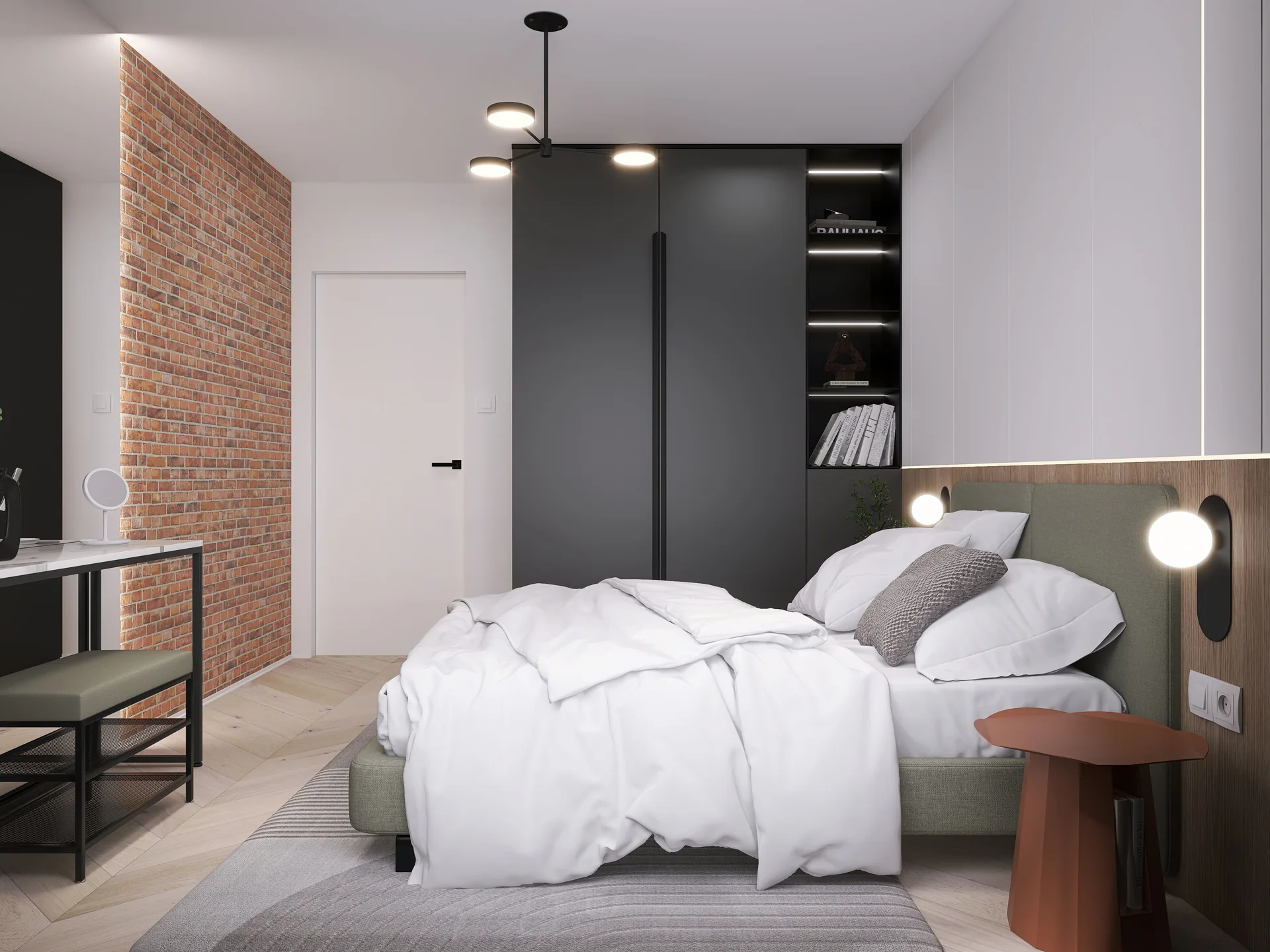 Private rooms and circulation — 6