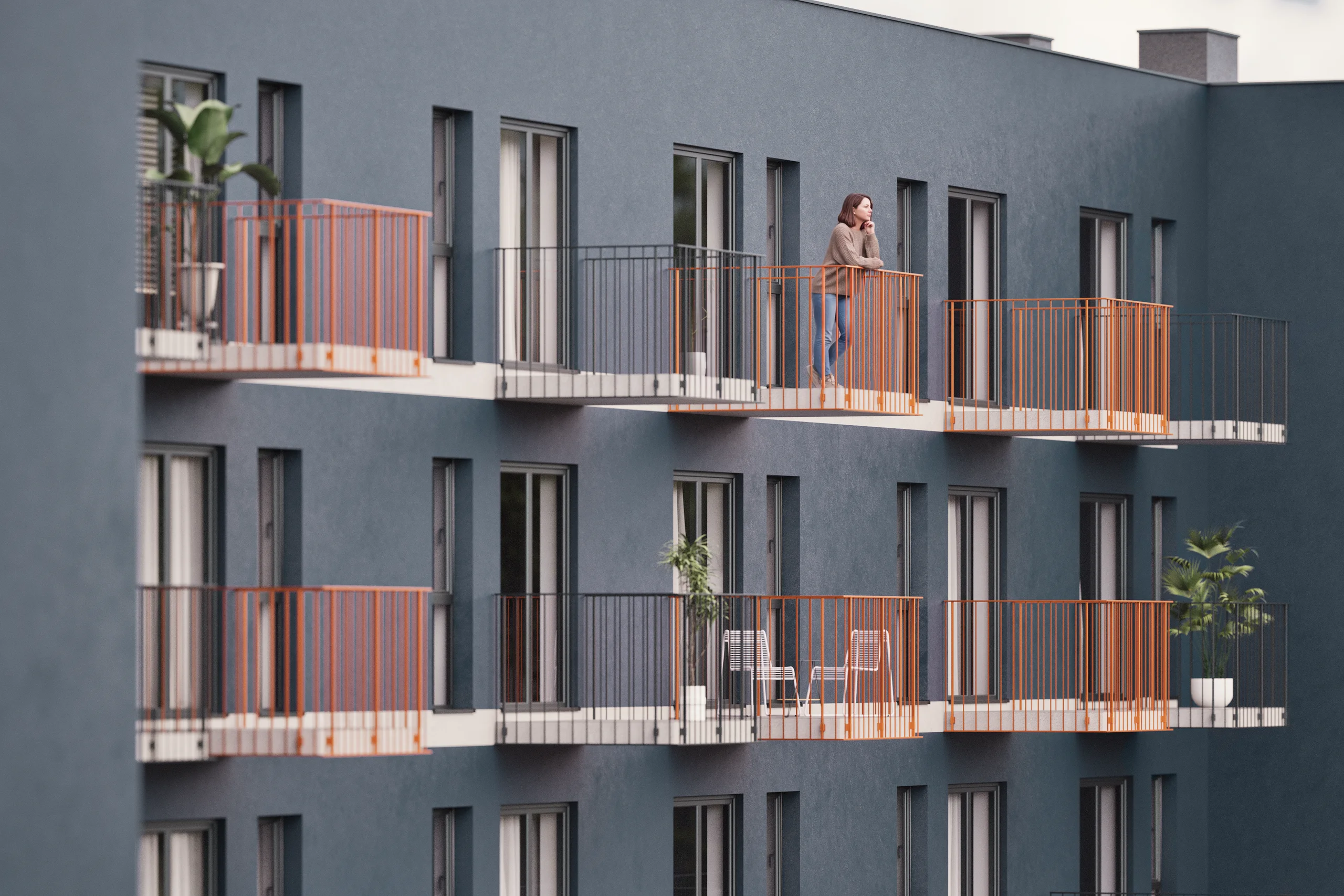Architecture and setting — Wizualizacja detal