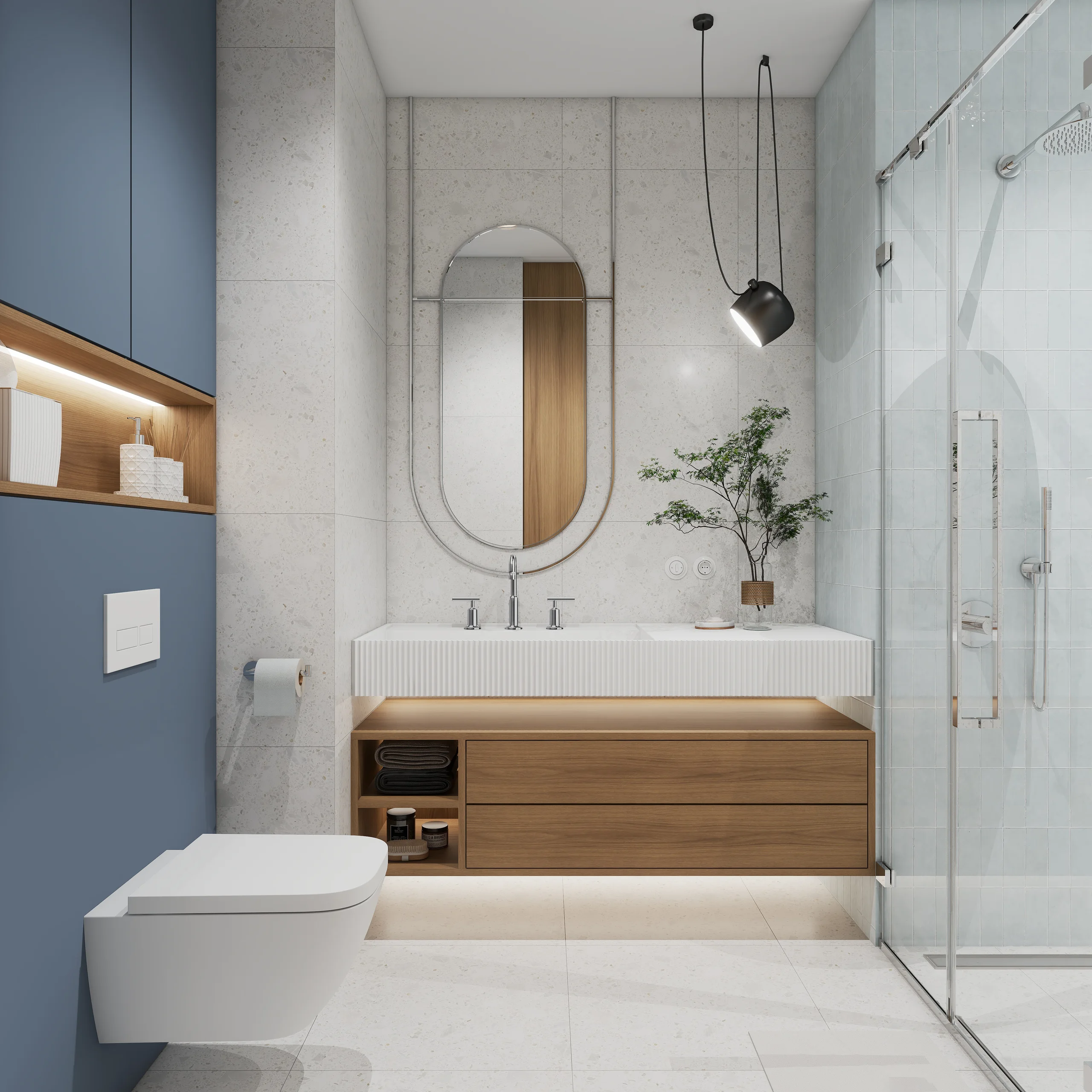 Bedrooms and bathrooms — Lazienka — 3