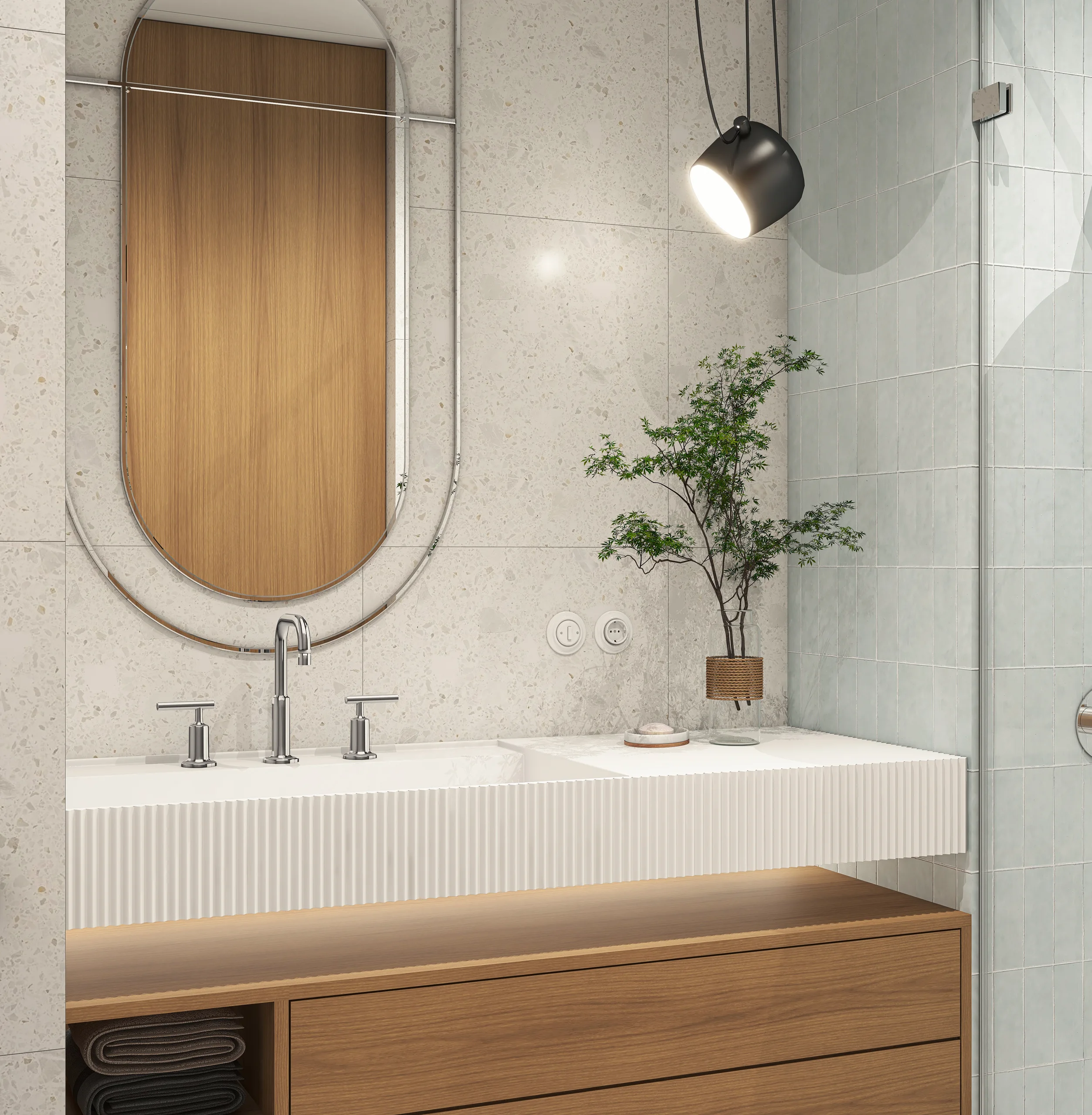 Bedrooms and bathrooms — Lazienka — 4
