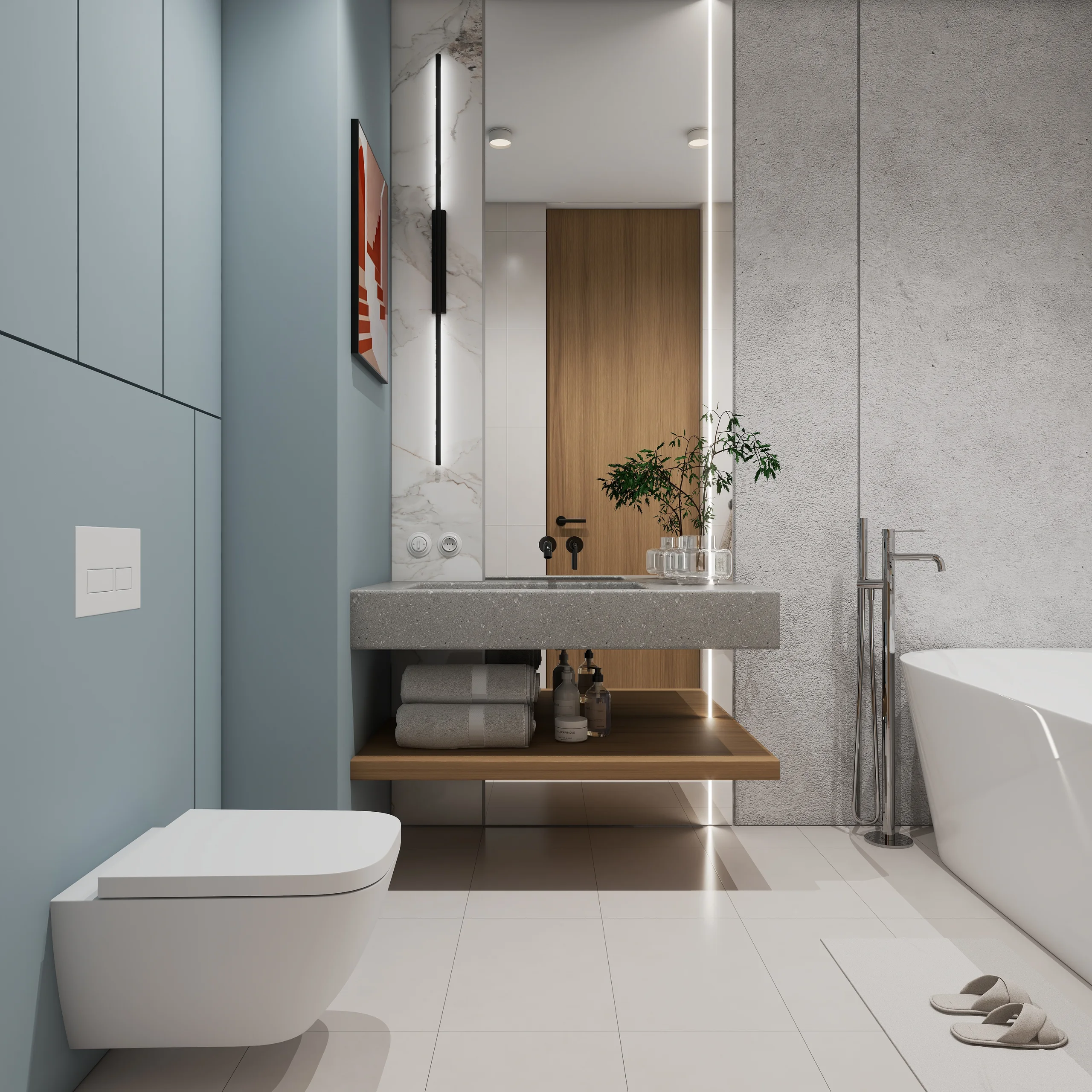 Bedrooms and bathrooms — Lazienka — 5