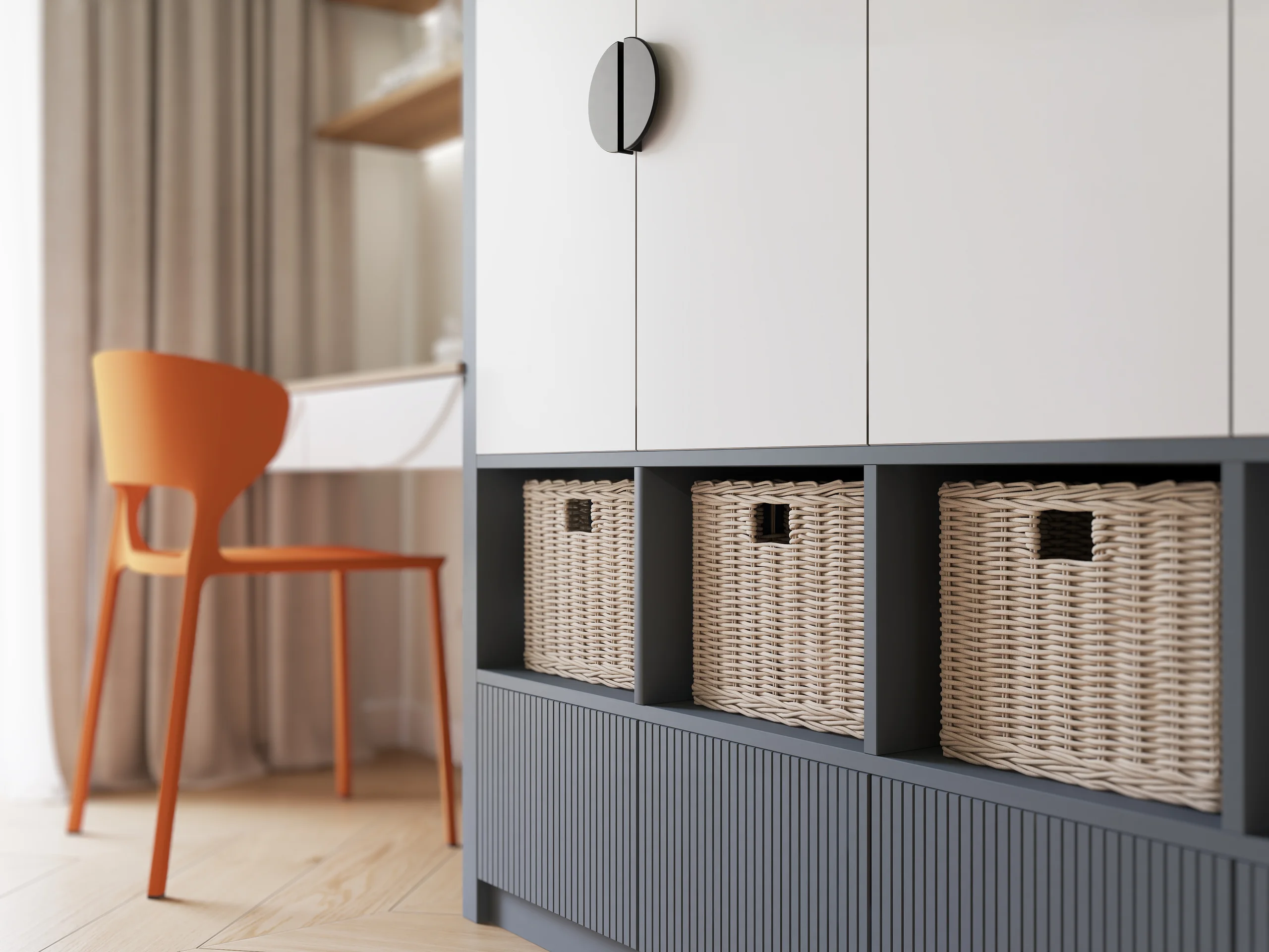 Rooms, home office and circulation — Pokoj dzieciecy — 3