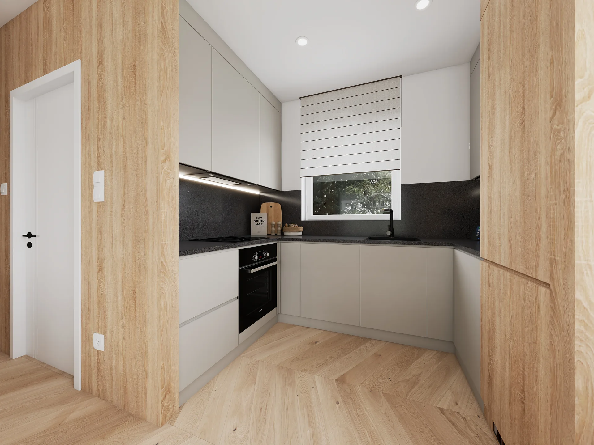 Interiors and ways of living — Salon z kuchnia — 3