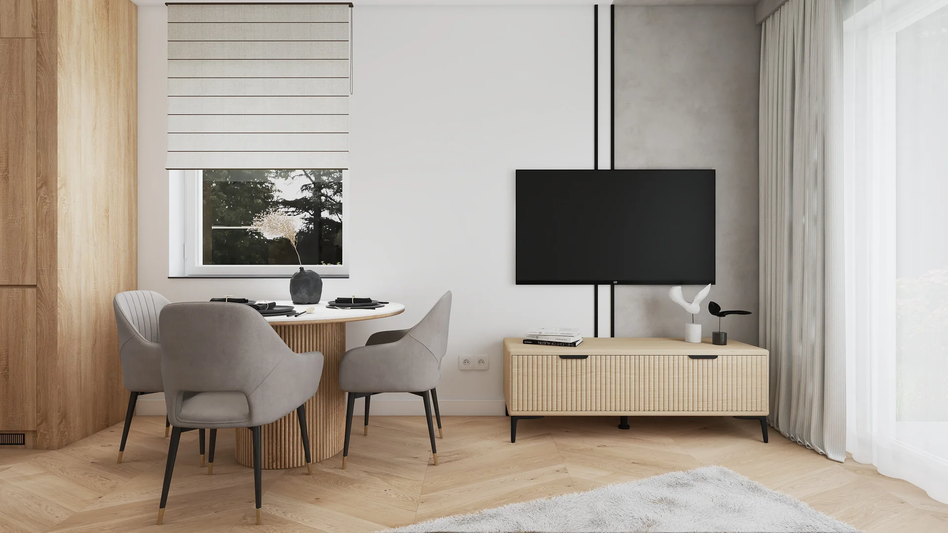 Interiors and ways of living — Salon z kuchnia — 5