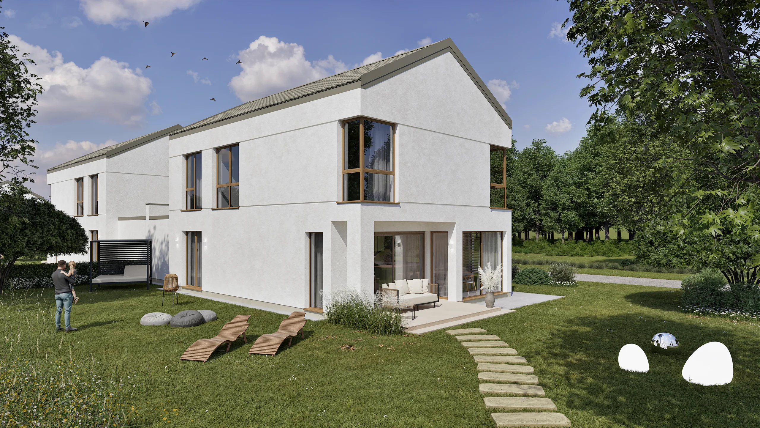 Architecture and setting — Wizualizacja zewnetrzna